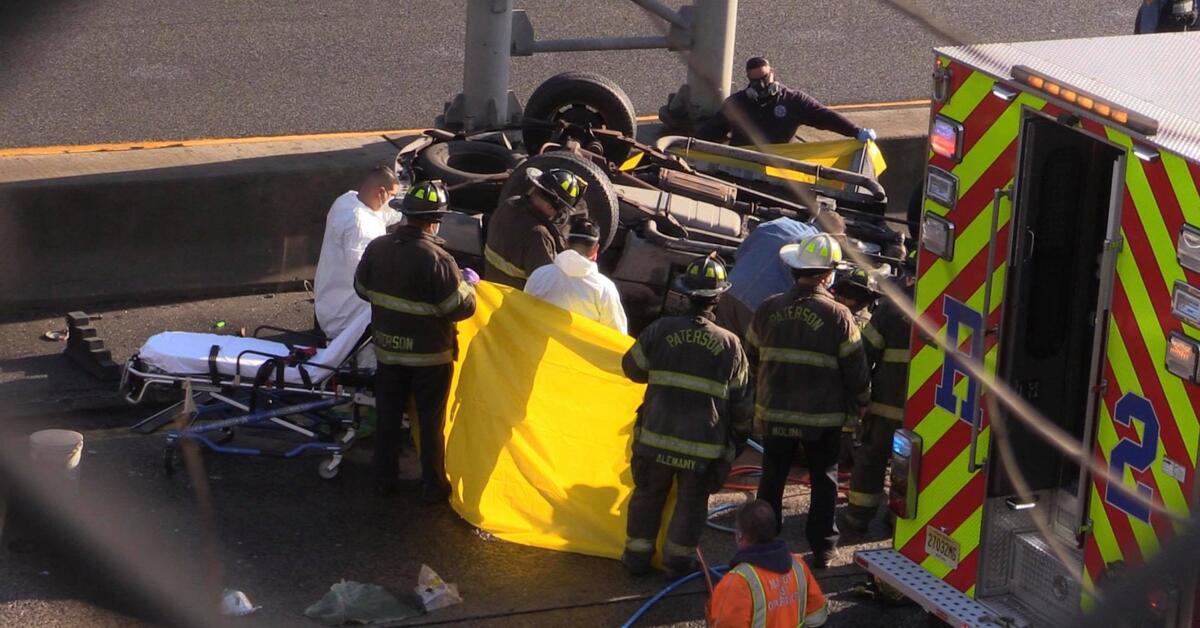 BREAKING PATERSON Fatal Crash Under Investigation on I80 in Paterson