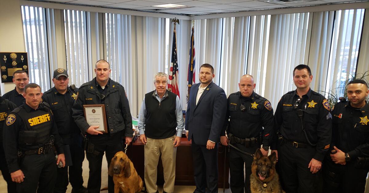 Essex County Sheriff's Office and U.S. Postal Inspector's Office Honor