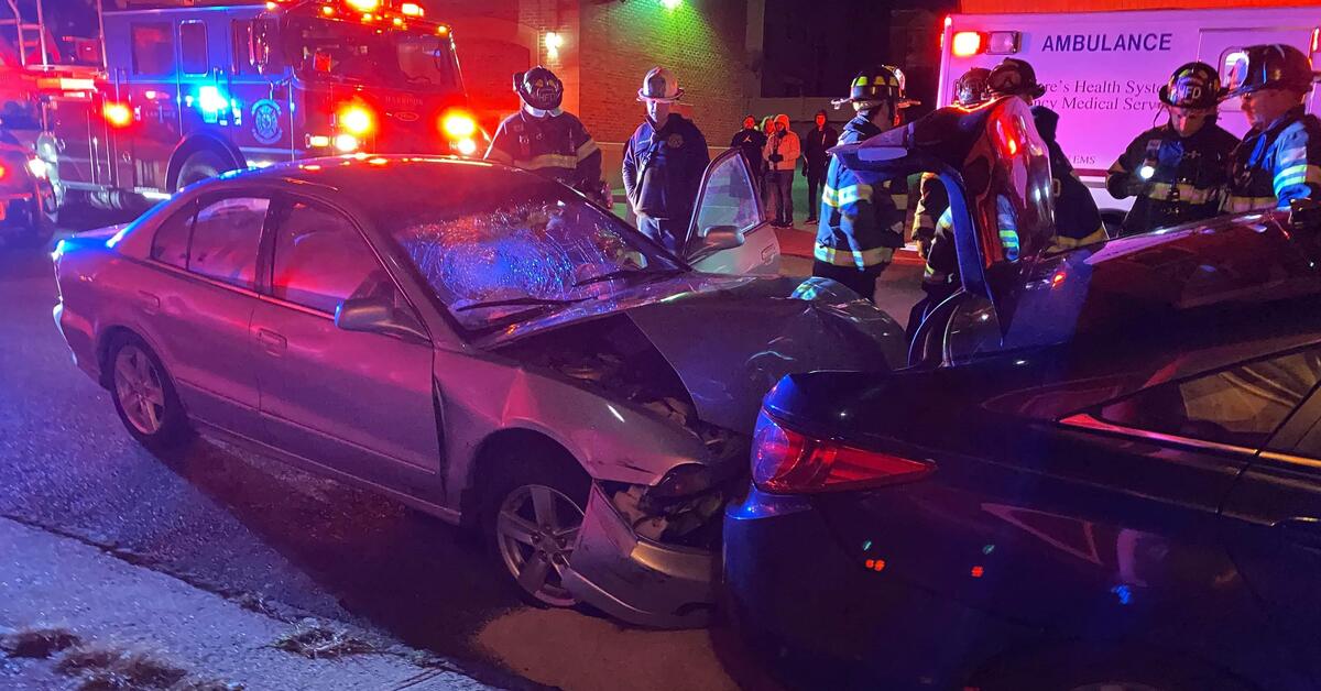 Driver Injured, Several Vehicles Damaged in Harrison Car Crash