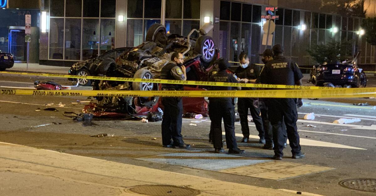 BREAKING: Multiple Injuries Reported in Downtown Newark Crash