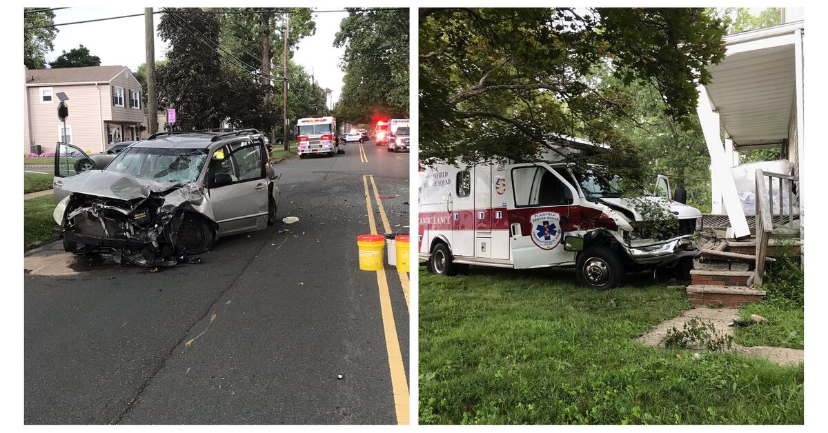 EMT's Injured in Ambulance Crash in Scotch Plains