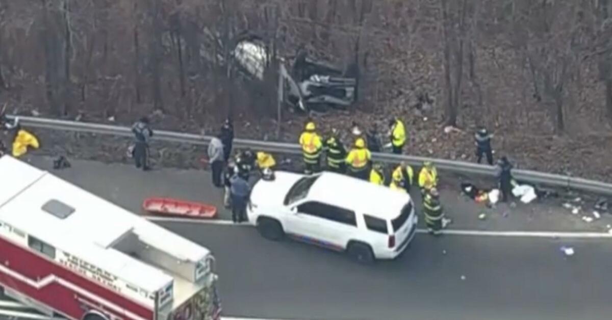 BREAKING Multiple Victims Injured in Route 24 Van Crash in Hanover