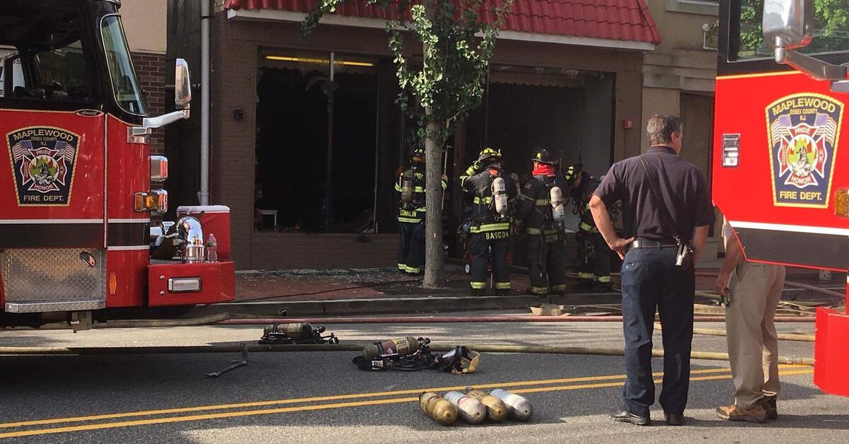 Fire Damages Maplewood Store, Snarls Springfield Avenue Traffic