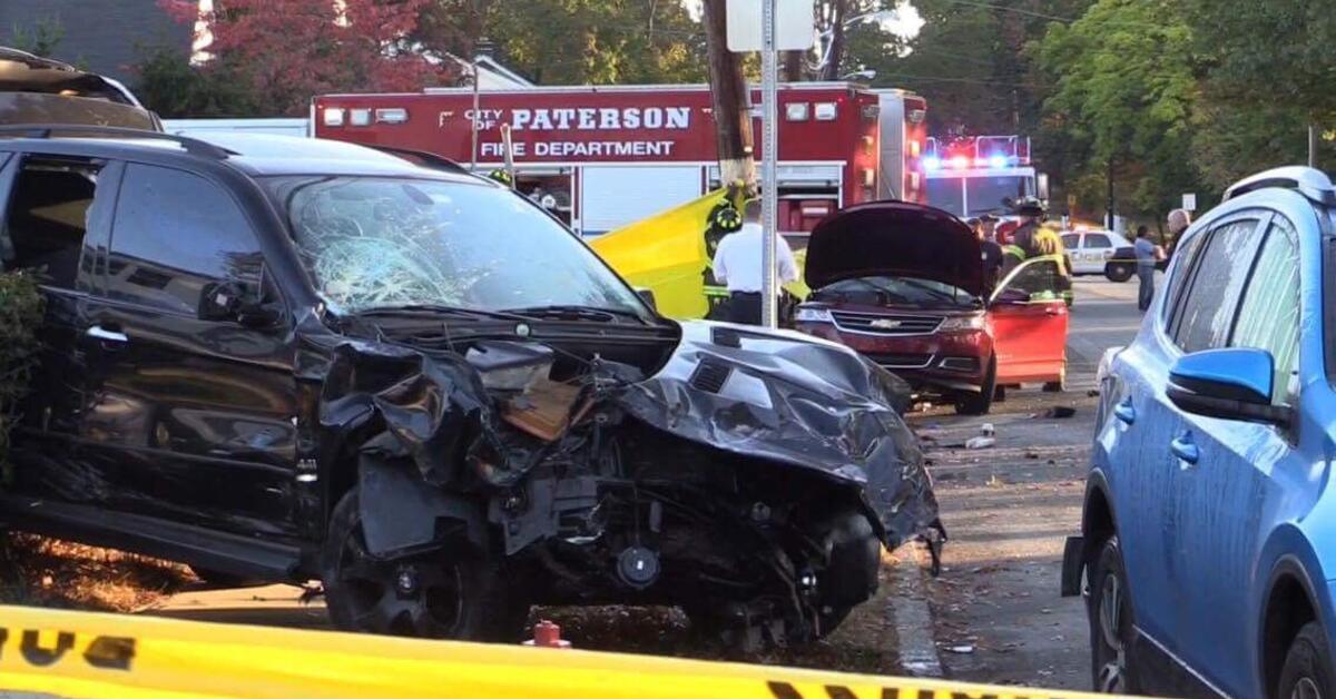 BREAKING One Dead, Another Critical in Paterson Car Crash