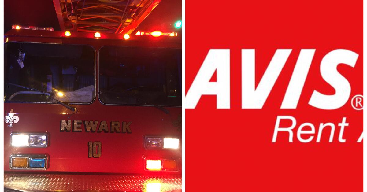 Fire Ignites Five Vehicles at Avis Rental Car at Newark Airport