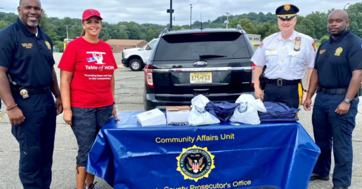 Morris County Prosecutor’s Office Participates in Table of Hope’s