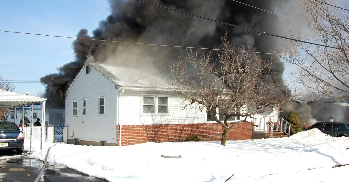 Firefighters Battle TwoAlarm House Fire in Clifton; Video Available