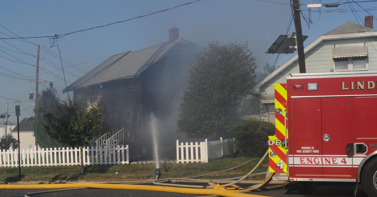Fire Destroys Linden Fire Department Recruit's Home; Family Dogs Killed