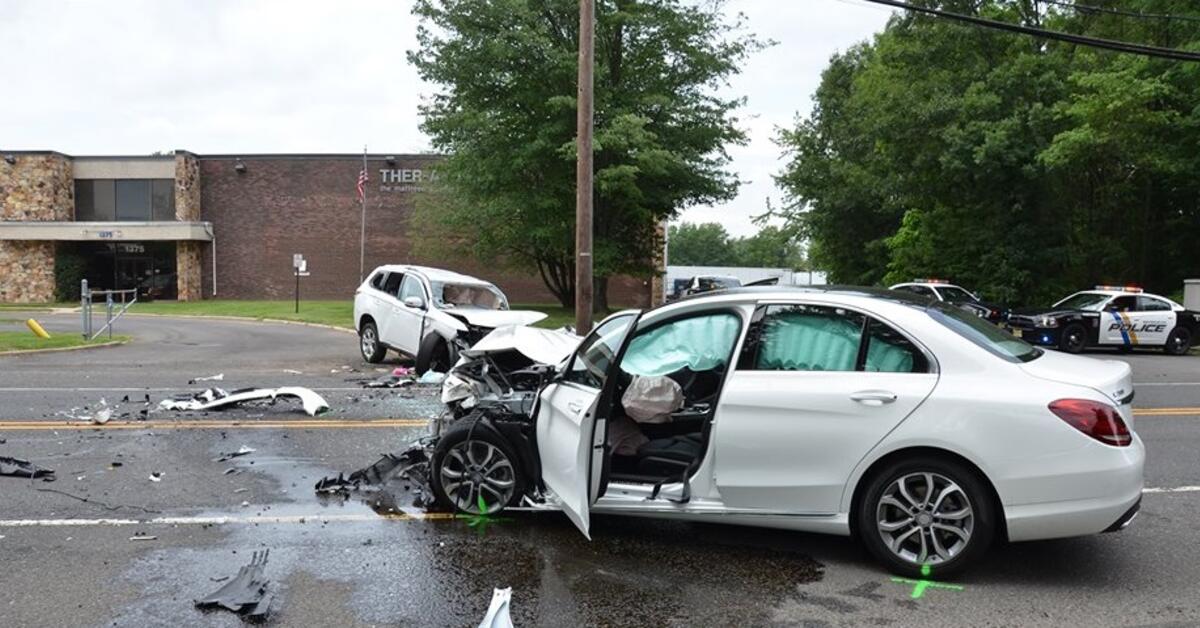HeadOn Collision Leaves Occupants Trapped in North Brunswick